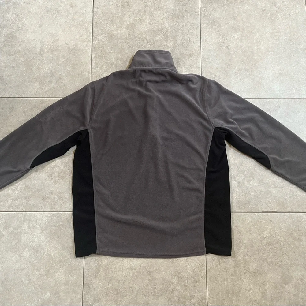 Alpine design outdoor adventure gear men XL grey black 1/4 Zip fleece sweater
